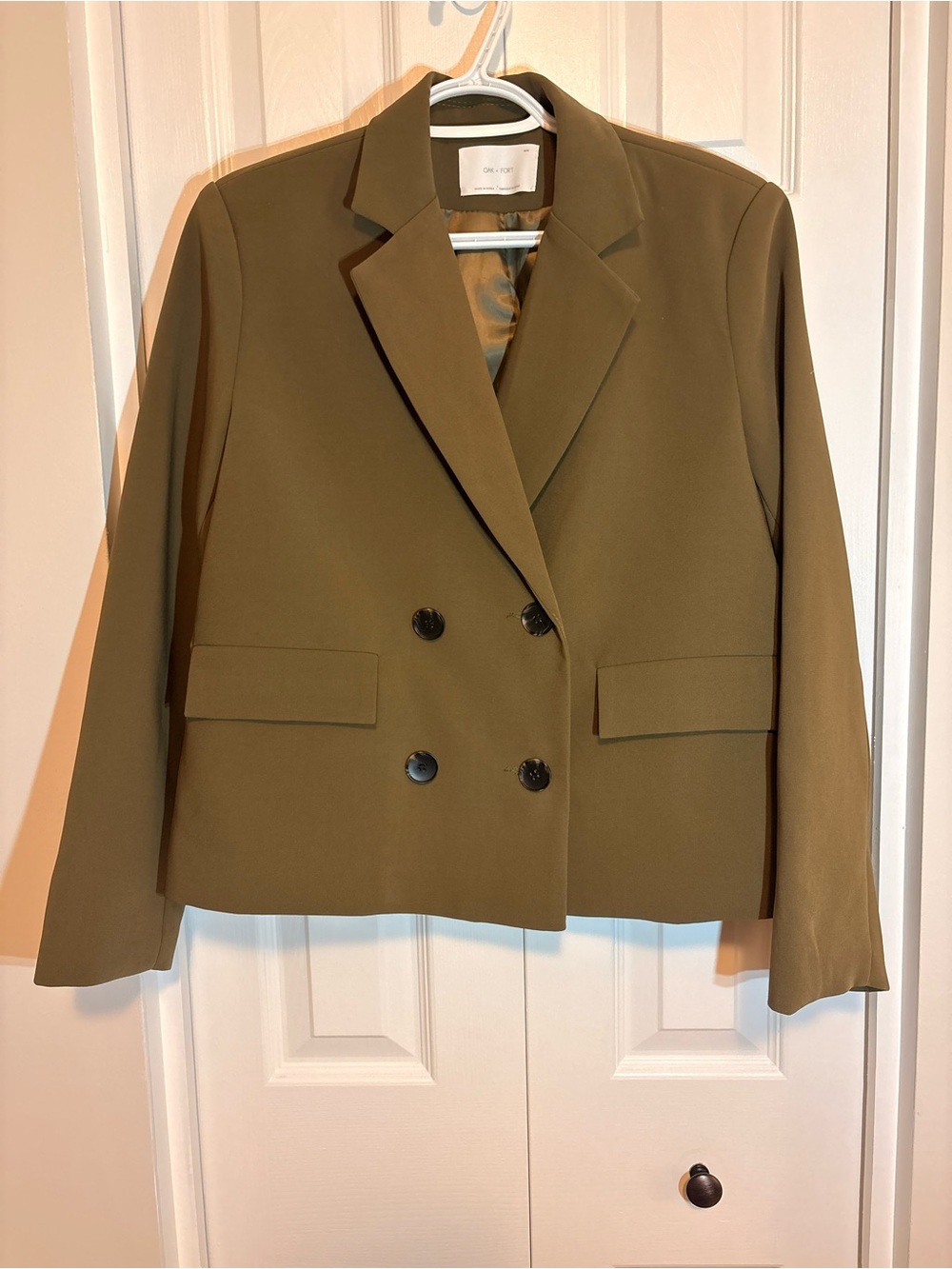 Oak + Fort Women’s Blazer - Size M - Olive green